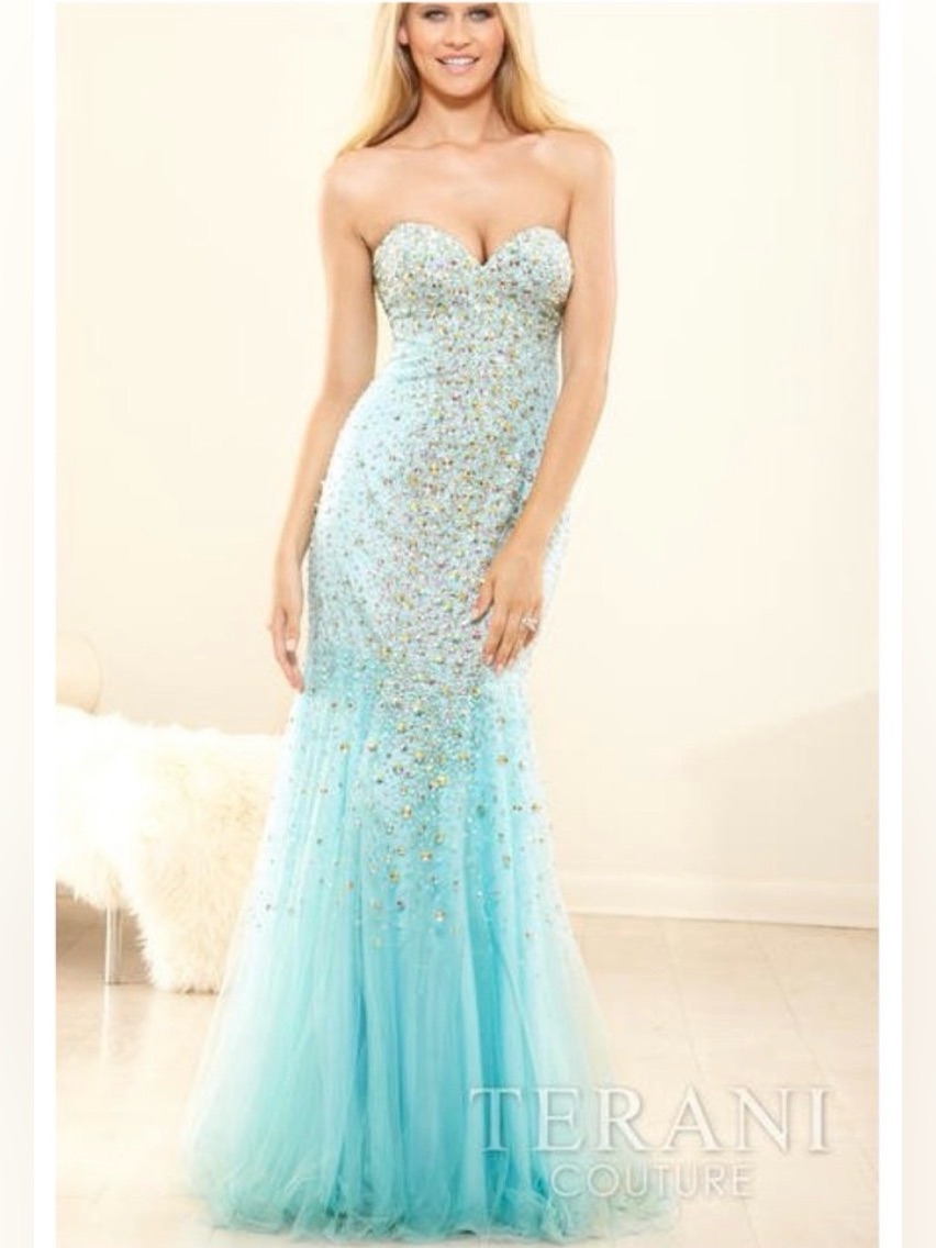 Terani Couture Sequin Mermaid Gown